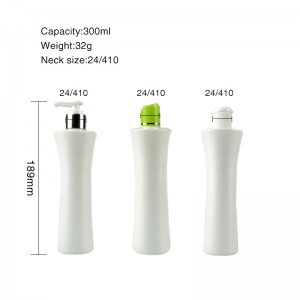 2022 Latest Design Empty Bottle Plastic -
 300ml plastic cosmetic container for shampoo – GUO YU