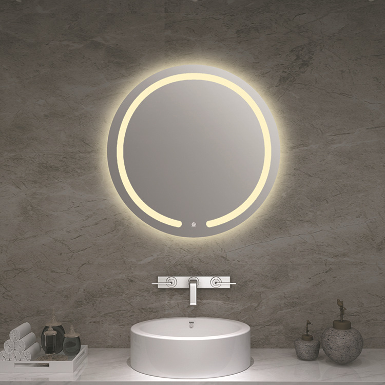 Specialpris för Kina Fabriksrund sminkspegel med LED-ljus Badrumsmöbler Elektronisk badvägg Smarta speglar