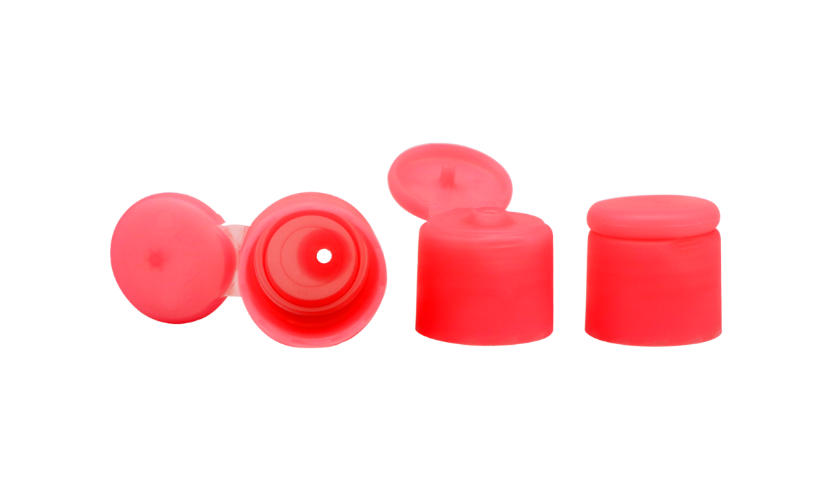 Fabrikkselger forskjellig størrelse 20 mm 24 mm 28 mm Engros OEM fargerik kjæledyrflaske Plast Flip Top Cap PP