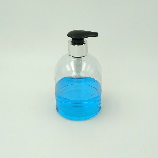 500 ml PET-flaska Boston Round Hand Sanitizer Schampo Flaska Klar plastbehållare