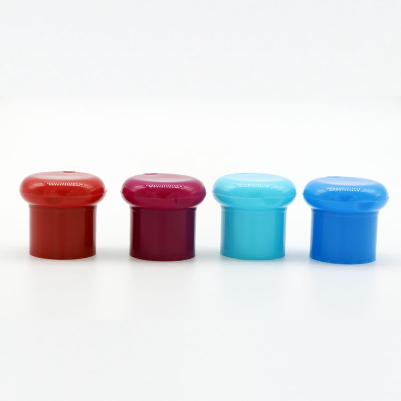 Plastični preklopni poklopac od 24 mm, poklopac za bocu u obliku gljive, kozmetički poklopac, kineski dobavljač