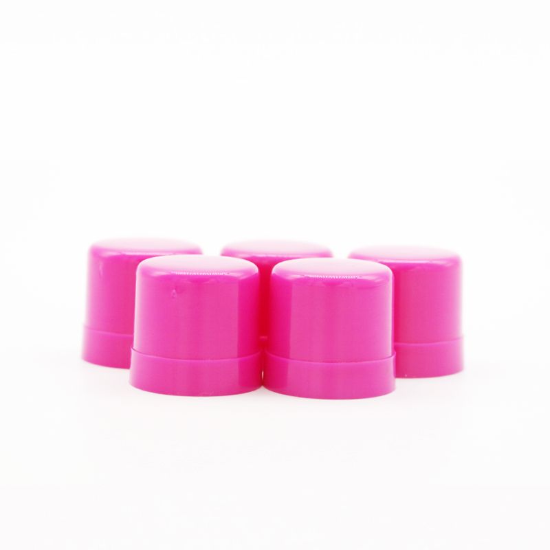 Plastikust keeratava korgiga roosa pudeli kaas šampooni kosmeetikapudeli hulgimüük