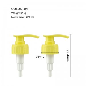 Manufacturer for Pet Foam Pump Bottle -
 38/410 Plastic Press Lotion Pump Dispenser Pump Head For Shampoo Bottle – GUO YU