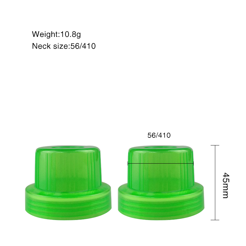 פקק בקבוק חומר ניקוי מפלסטיק 56 מ"מ מכסה פלסטיק גדול מכסה ניקוי