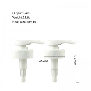 Wholesale Plastic Syrup Pump Dispenser -
 48mm Big Size PP Plastic Press Pump Dispenser Lotion Pump Head For Shampoo – GUO YU