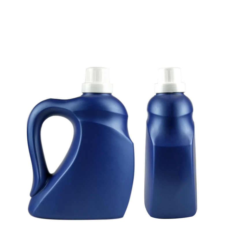 4L Dako nga gidaghanon nga Plastic Laundry Detergent Bottle Uban sa Handle Cloth Cleaner Container