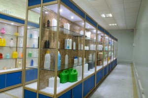 Plastic Screw Top Cap Pink Bot6